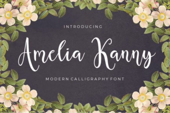 Amelia Kanny: The Romantic Handwritten Font for Crafters
