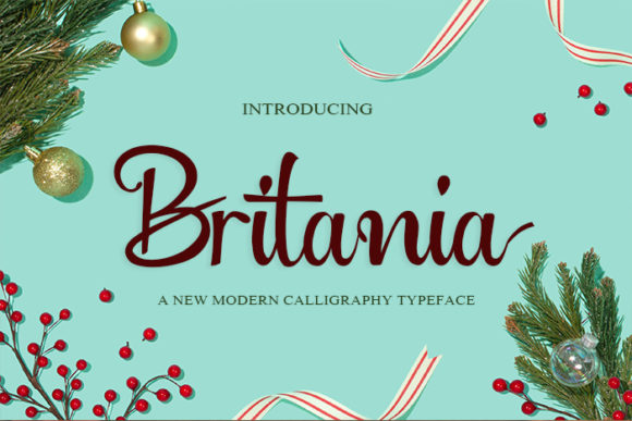 Britania: The Elegant Handwritten Font for Editorial Design