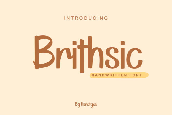 Brithsic: The Cheerful Handwritten Font for Creative Makers