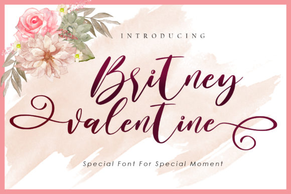 Britney Valentine: The Modern Handwritten Font for Your Brand