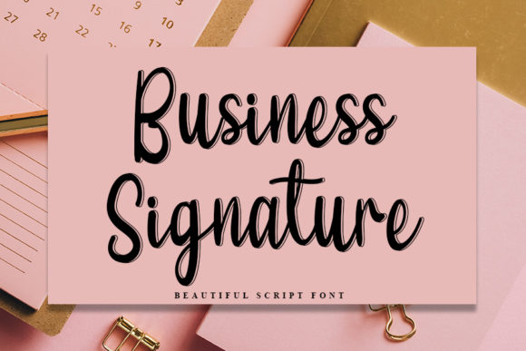 Business Signature: The Elegant Script Typeface for Modern Web Design