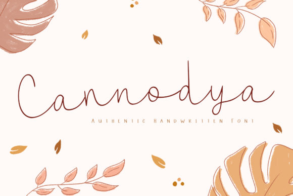 Cannodya: The Delicate Handwritten Script for Elegant Designs