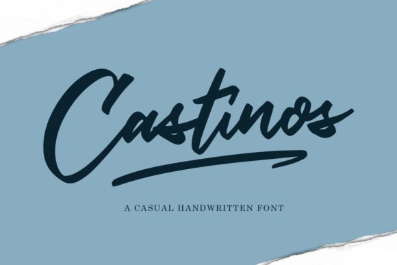 Castinos: A Versatile Script Handwritten Font for Editorial Design