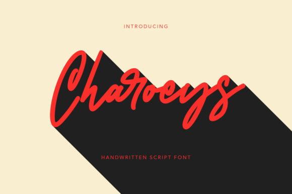 Charoeys: A Timeless Handwritten Typeface for Editorial Design