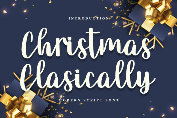 Christmas Classically: A Handwritten Font for Creative Brands