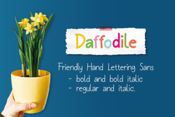 Daffodile: A Modern Script Handwritten Font for Web Design