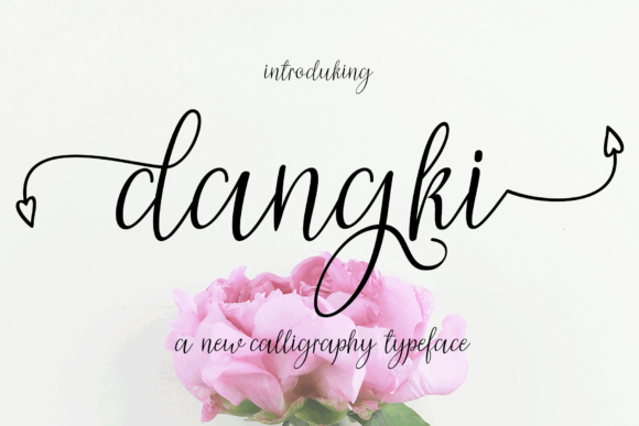 Dangki: The Romantic Handwritten Font for Polished Branding