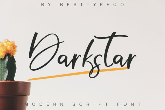 Darkstar: The Fun Handwritten Font for Creative DIY Projects