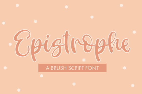 Epistrophe: An Elegant Script Font for Editorial Design