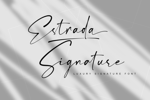 Estrada Signature: A Luxurious Handwritten Font Review