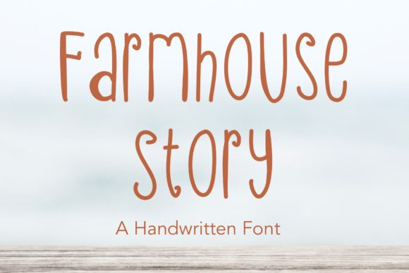 Farmhouse Story: The Perfect Handwritten Font for Crafters