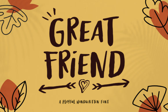 Great Friend: The Handwritten Typeface for Authentic Branding