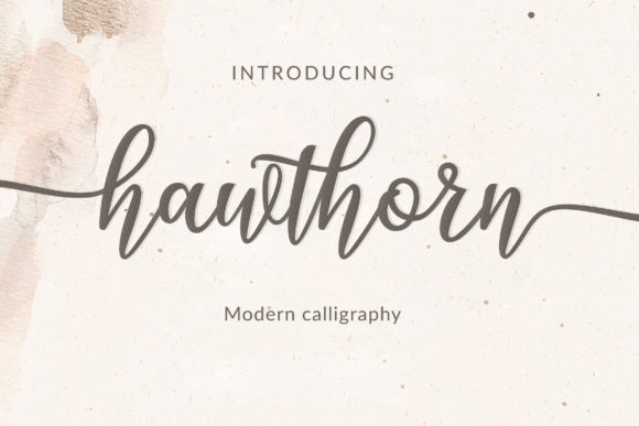 Hawthorn: The Premium Script Handwritten Font for Modern Web Design