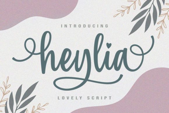 Heylia: The Elegant Handwritten Typeface for Modern Editorial Design
