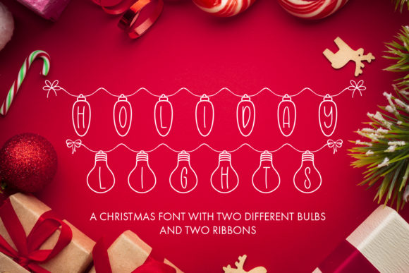 Holiday Lights: A Premium Christmas Typeface for Digital Brands