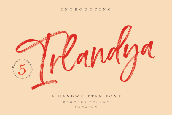 Irlandya: A Modern Brush Typeface for Digital Branding