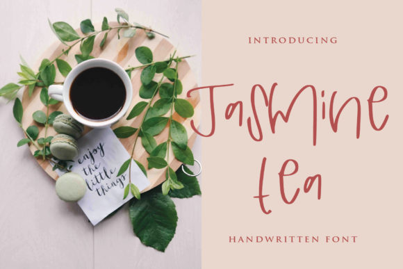 Jasmine Tea: A Relaxed Handwritten Typeface for Modern Branding