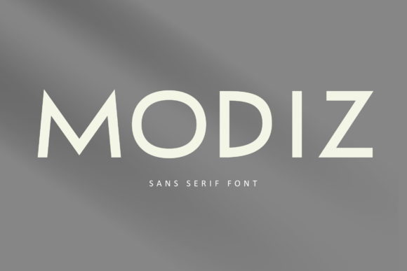 Modiz: A Clean Sans Serif Font for Modern Web Design