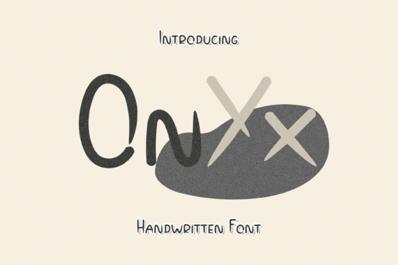 Onyx: A Sharp Handwritten Font for Standout Branding