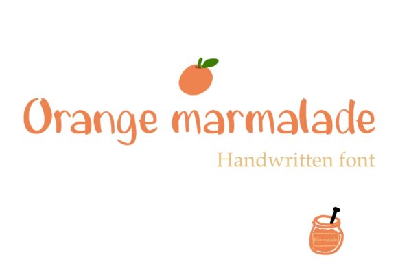 Orange Marmalade: A Playful Handwritten Font for Quirky Brands