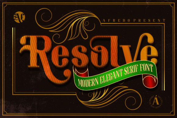 Resolve: The Modern Serif Font for Polished Brand Identity