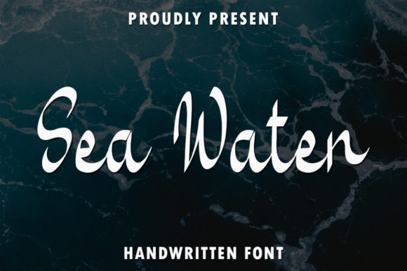 Sea Water: A Delicate Handwritten Typeface for Elegant Branding