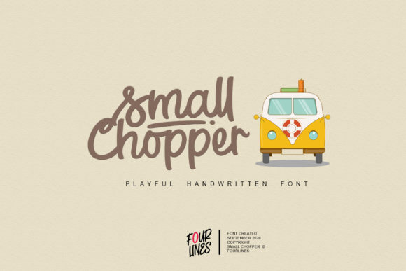Small Chopper: The Playful Handwritten Font for Modern Campaigns