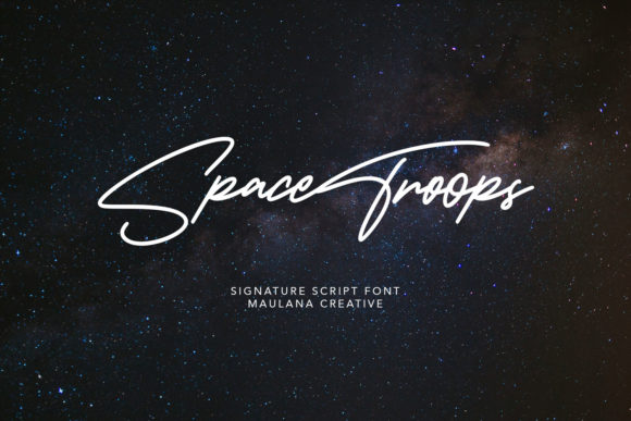 Space Troops: The Handwritten Font for Campaigns That Stand Out