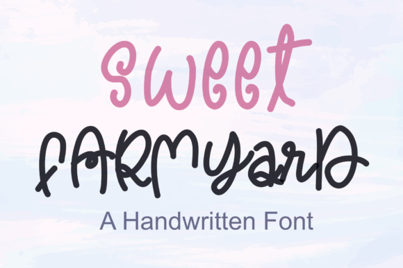 Sweet Farmyard: The Quirky Handwritten Font for Standout Editorial Design