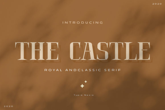 The Castle Font: A Vintage Serif for Handmade Branding