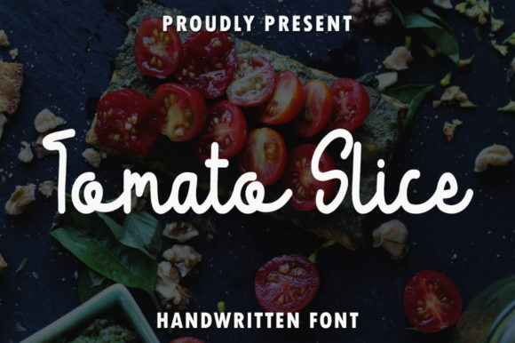 Tomato Slice: A Delicate Handwritten Typeface for Editorial Design