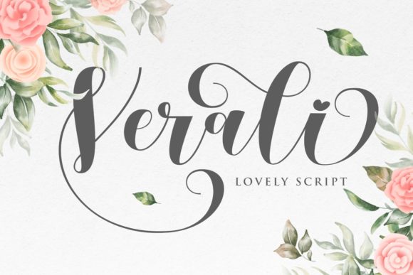 Verali: A Romantic Script Handwritten Typeface for Makers