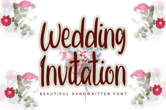 Wedding Invitation Font for Handmade Creators