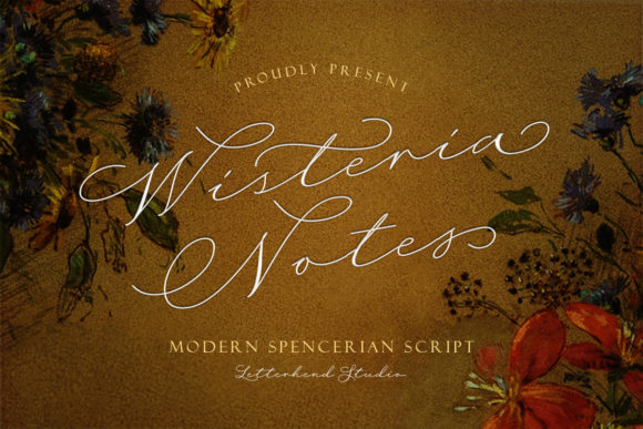 Wisteria Notes: The Elegant Handwritten Font for Modern Designers